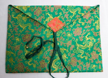 Text Holder, Pecha bag - Green