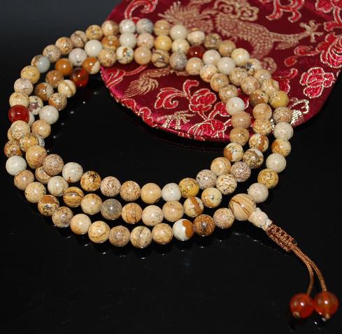 Desert Jasper Mala Beads